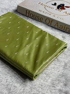 Banarasi Mashru Satin Silk Saree Booti Pattern Pista Shades MSK27