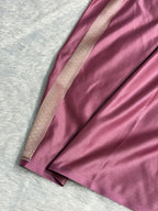 Banarasi Mashru Satin Silk Saree Tanchoi Pattern Mauve Pink Shades MSK20