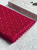Banarasi Mashru Satin Silk Saree Jaal Tanchoi Pattern in Cross Pink Shades MSK07