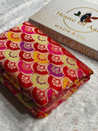 Banarasi Pure Katan Silk Saree with Minakari Rangkat Pattern in Multi Colour Shades PKM14