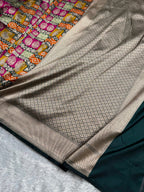 Banarasi Pure Katan Silk Saree with Minakari Rangkat Pattern in Multi Colour Shades PKM13