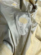 Banarasi Pure Katan Silk Saree Handwoven Kaduwa Boota Pattern with Minakari work in Beige Shades PKH03