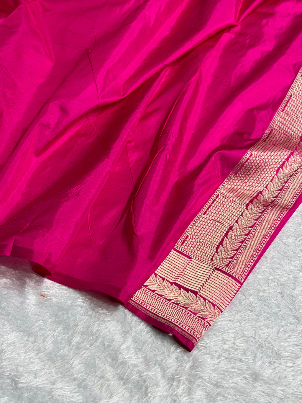 Banarasi Pure Katan Silk Saree with Minakari Ball Boota Pattern in Pink Shades PKM08