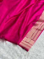 Banarasi Pure Katan Silk Saree with Minakari Ball Boota Pattern in Pink Shades PKM08