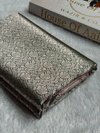 Banarasi Satin Katan Silk Saree Brocade Pattern in Rani Shades SK10