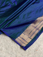 Banarasi Pure Katan Silk Saree with Minakari Ball Boota Pattern in Cross Purple Shades PKM08