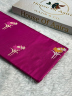 Banarasi Pure Katan Silk Saree Handwoven Kaduwa Boota Pattern with Minakari work in Pink Shades PKH07