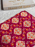 Banarasi Pure Katan Silk Saree with Minakari Boota Pattern in Rani Pink Shades Shades PKM05