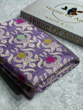 Banarasi Pure Katan Silk Saree with Minakari Jaal Pattern in Lavender Shades PKM07